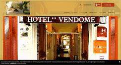 Desktop Screenshot of hotelvendome.com